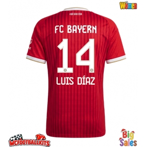 Bayern Munich Luis Diaz #14 Replica Home Stadium Shirt for Women 2026-27 Short Sleeve